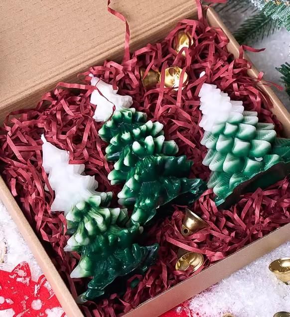 Long Scented Christmas Tree Candle